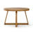 Carlesha Solid Pine Wood Round Dining Table-1999610659