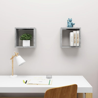 Glenard 2 Piece Square Cube Shelf