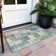 Machine Washable Indoor/Outdoor Christain ACN1262 Seafoam Rug