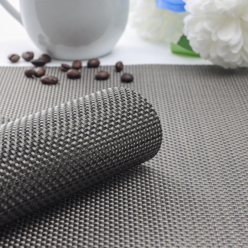 Polyvinyl Chloride Placemat, Dark Brown