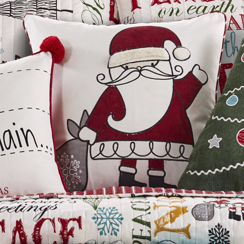Coussin Santa Claus Lane
