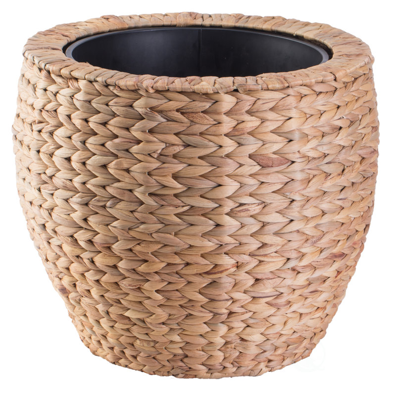 Pot à fleurs en osier Caenas, H 14 x l 15,75 po x P 15,75 po