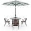 Mcloughlin 4 - Person Patio Dining Set with Round Table-1009544679-1009544672