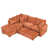 Chenille orange est en rupture de stock sélectionné