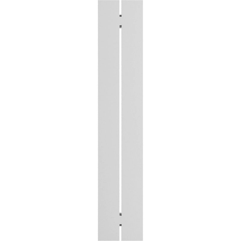 Volets en PVC True Fit à deux planches espacées, H 66 po x l 11,25 po x P 0,625 po, Blanc