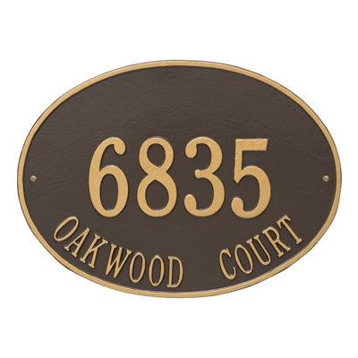 Oval Wall Plaque