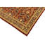 Tapis rouge / beige en laine noué à la main 9 pi x 11 pi 9 po Abagail
