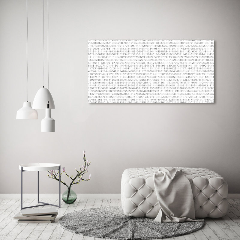 Binary Code - No Frame Print on Canvas
