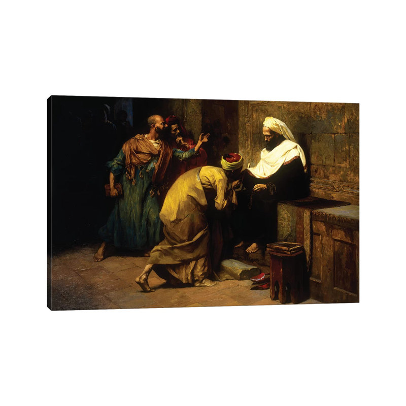 Le Maître, 1907 by Ludwig Deutsch - Wrapped Canvas Painting, 66.04 cm H x 45.72 cm W x 3.175 cm D