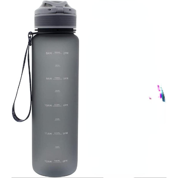 Orchids Aquae 128oz. Insulated Stainless Steel Water Bottle Straw