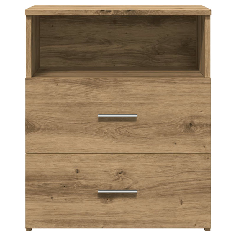 Dernier 50cm W Bedside Table, Artisan Oak