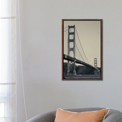 Golden Gate Bridge At Dawn, San Francisco, California, USA by Panoramic Images - Floater Frame Gallery-Wrapped Canvas Giclée on Canvas