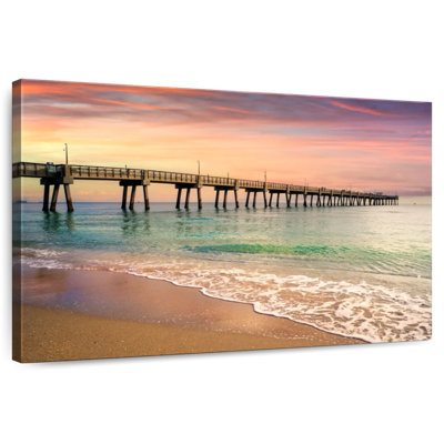 Aletra Beach Pier Sunrise South Florida