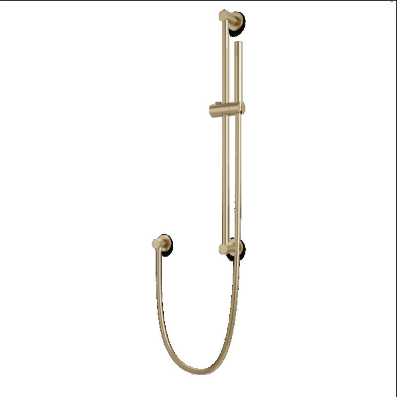 Slide Bar Shower Head 1.8 GPM GPM, Satin Brass