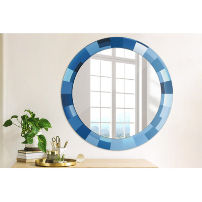 Huldar Glass Flat Wall Mirror