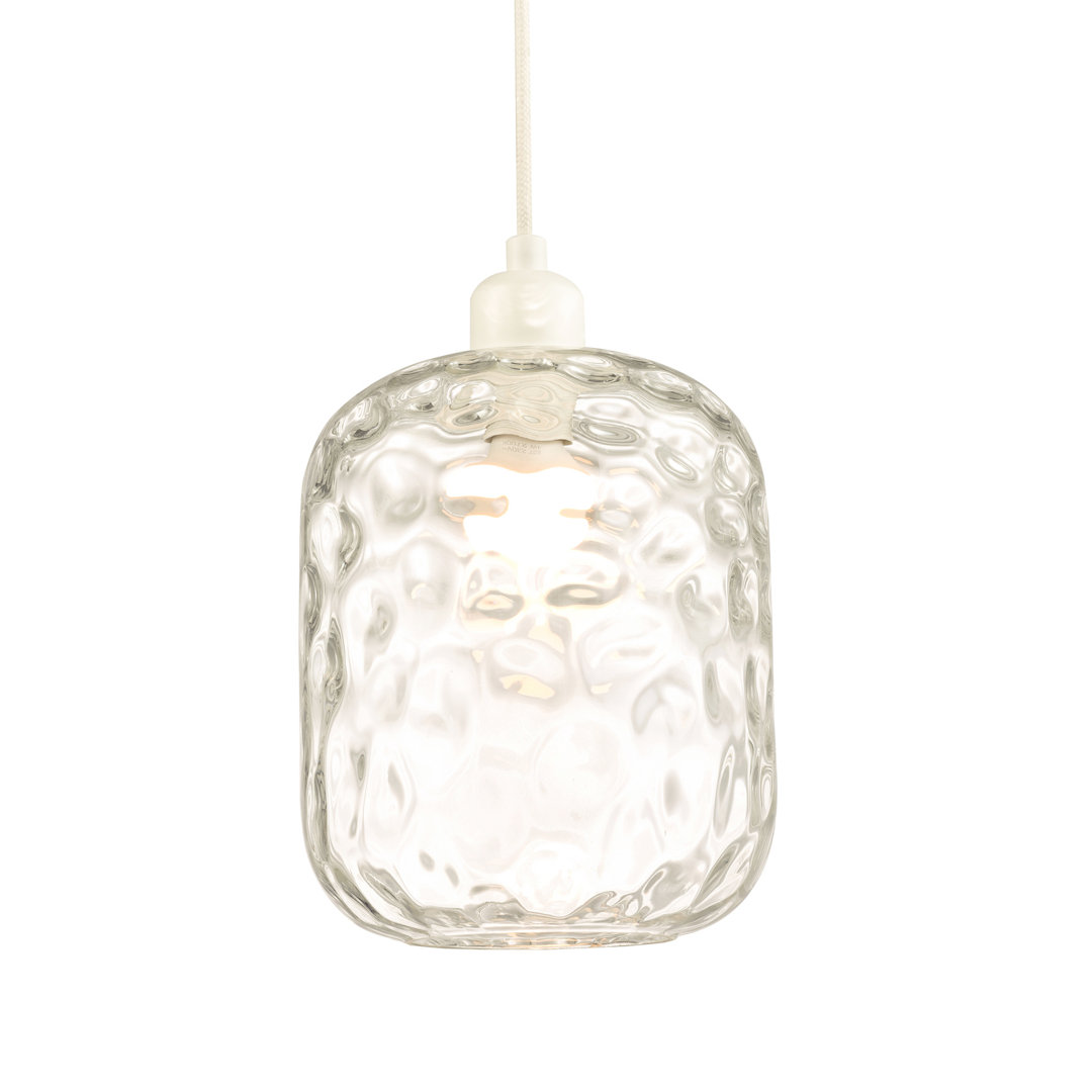 Glass Rectangle Pendant Shade 22cm (Screw On)