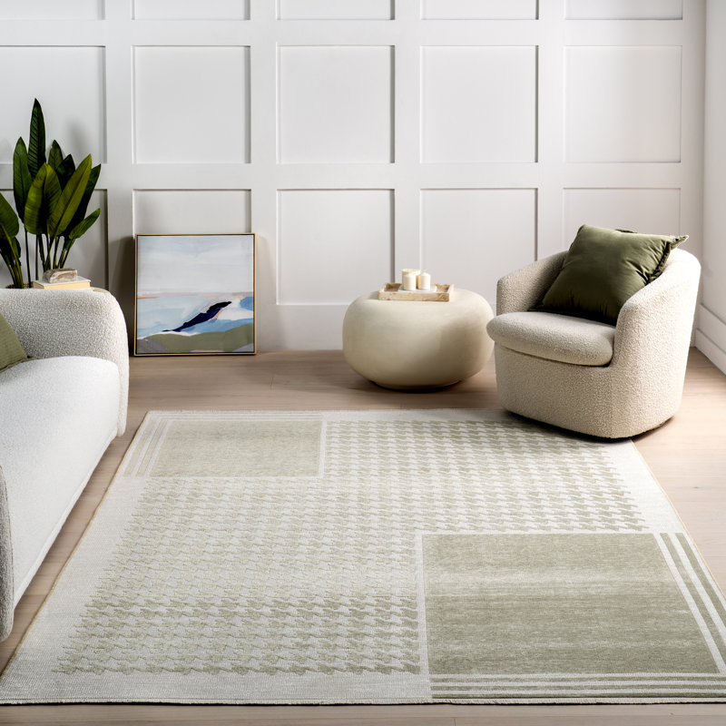 Iyla Geometric Reversible Area Rug, Rectangle 4' x 6'