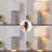 23.25" Distressed Gray Table Lamp LED Integrated
