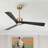 Karlena 60'' Modern Large Dimmable Ceiling Fan with Led Light and Remote, APP, TIimer, Memory-121924529