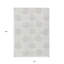 Tapis extérieur lavable abstrait ivoire et beige 10 pi x 14 pi