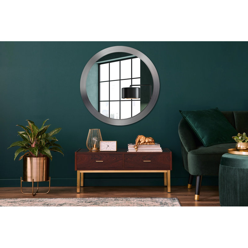 Huldar Glass Flat Wall Mirror
