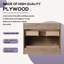 Ensemble de meuble-lavabo mural 24 po avec lavabo, meuble-lavabo flottant 24 po, meuble-lavabo simple, meuble-lavabo mural moderne brun