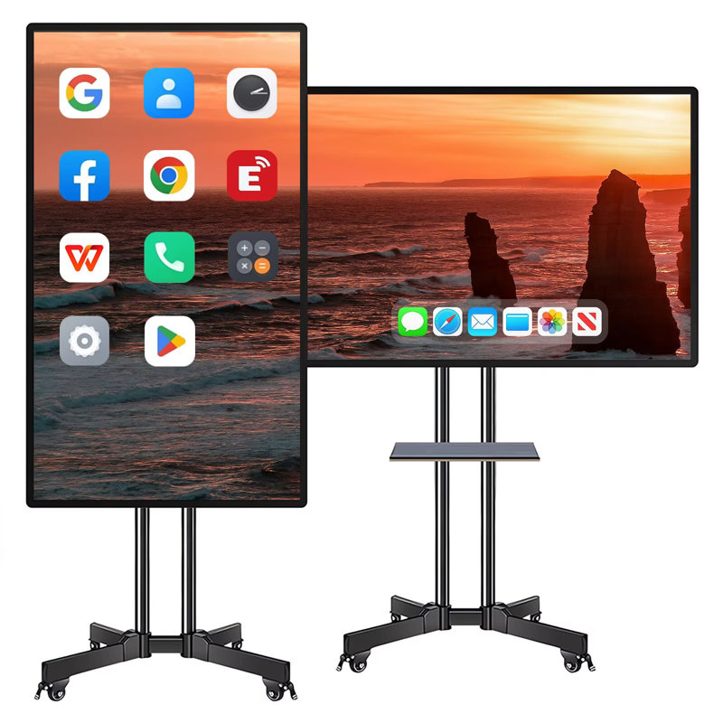 JYXCN 49 Inch Smart Interactive Display, 1080P IR Touch, Android 12, WiFi/Bluetooth, Commercial Use