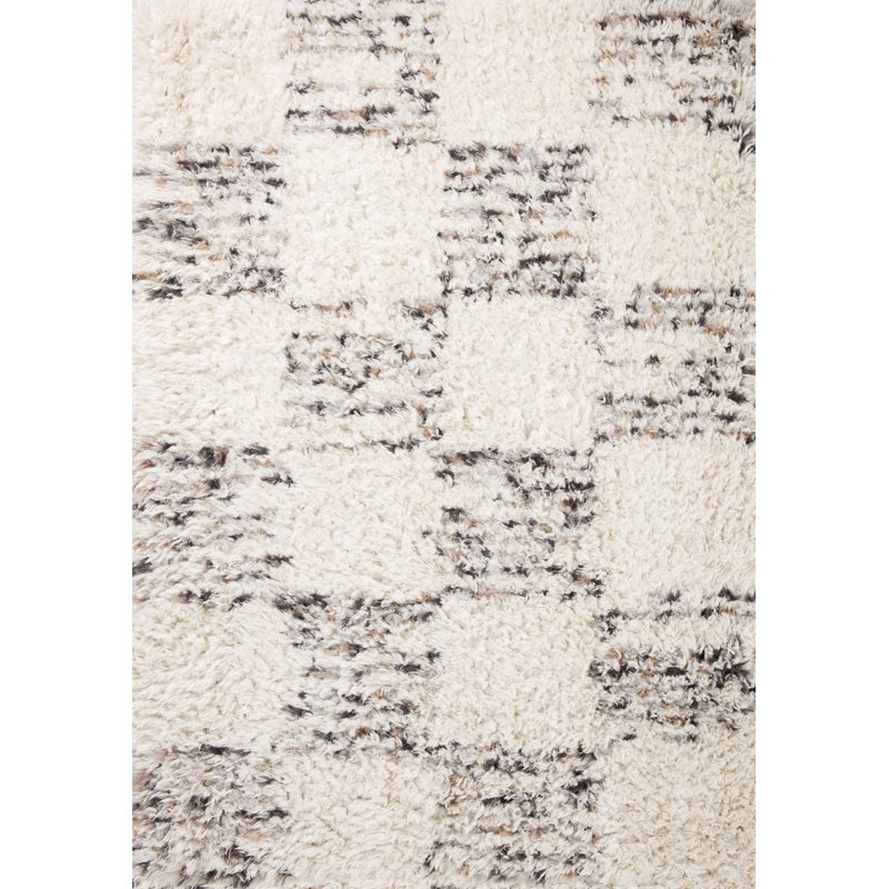 Tapis ivoire / granite Angela Rose x Loloi Amira, Rectangle 9 pi 2 po x 12 pi 6 po