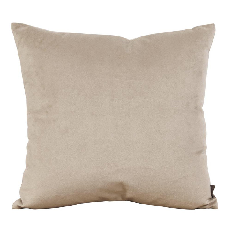 Square Pillow Cover & Insert, 20" H x 20" W x 4" D, Sand, Down Blend