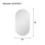 Miroir mural de salle de bain l 20 "x H 36" avec diffuseur en PMMA et fonction mémoire