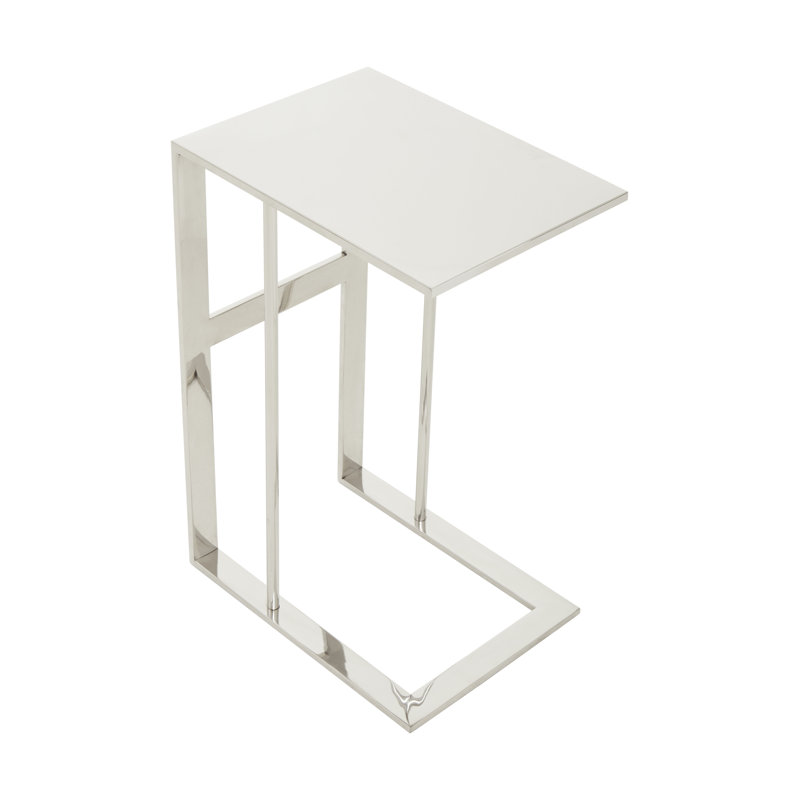 Bhodi End Table, Silver, Grey