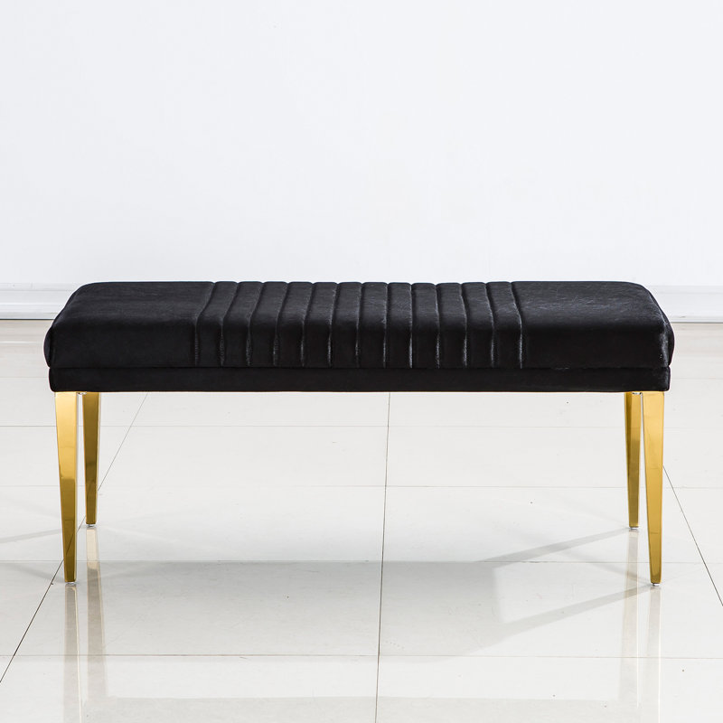 Banc de rangement Brossard, Noir
