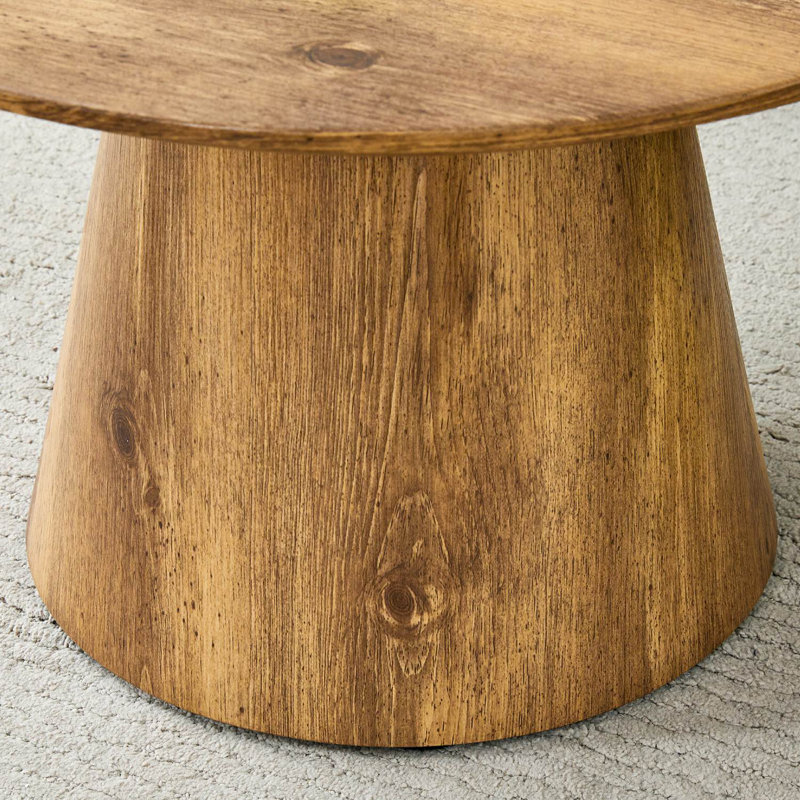 Table basse 25,6 po, Bois de chêne