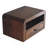 Chunky Chestnut Floating Bedside, 1-Drawer, 1 Open Slot, Brown-989693183