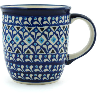 12 oz. Grande tasse en grès - Blue Diamond Dream