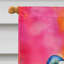 Drapeau de maison de tigre du Bengale hippie