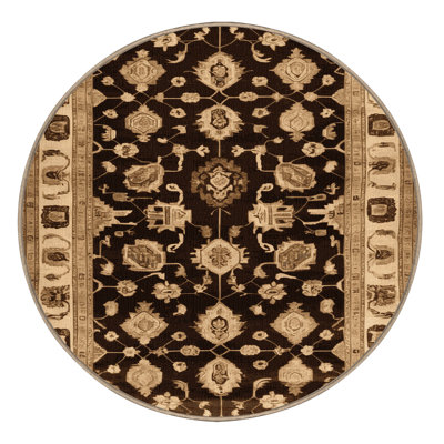 Tapis brun lavable à la machine