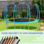 SENCHO GINSYTALIOR Round Backyard Trampoline with Safety Enclosure-1186249044