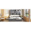 Lit de jour en bois pleine grandeur avec lit gigogne simple, armoire et tablette tout-en-un, gris-1040397652-1040397657
