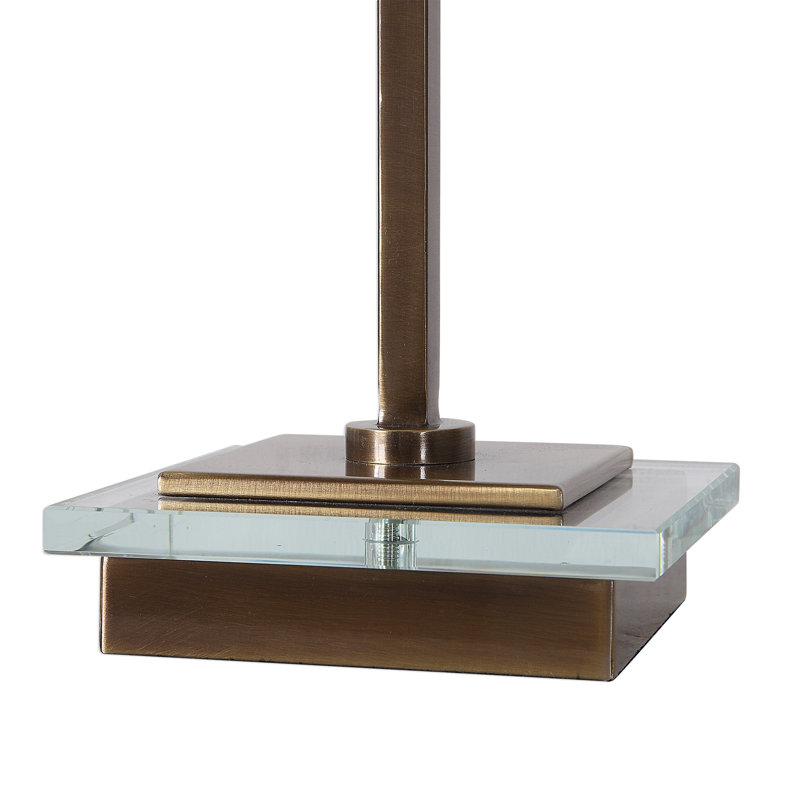 Lampe de table en laiton antique 34 po Lilou