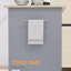 Chariot pour îlot de cuisine roulant, chariot de service portable avec tiroir, tablette réglable et 2 porte-serviettes, gris-182433063