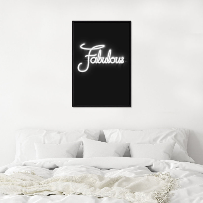 Neon Fabulous Print by David Brown, Image Brush Gel, 37.75" H x 25.75" W