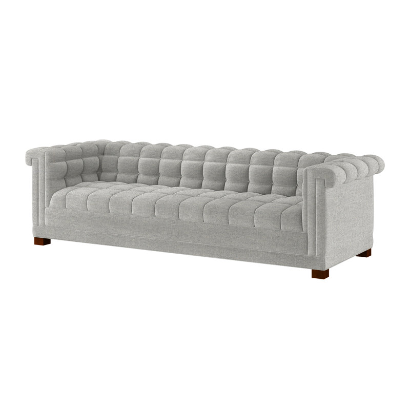Vittorio Tufted Sofa, Merino Porcelain (Performance fabric) 1360-96, Cambridge