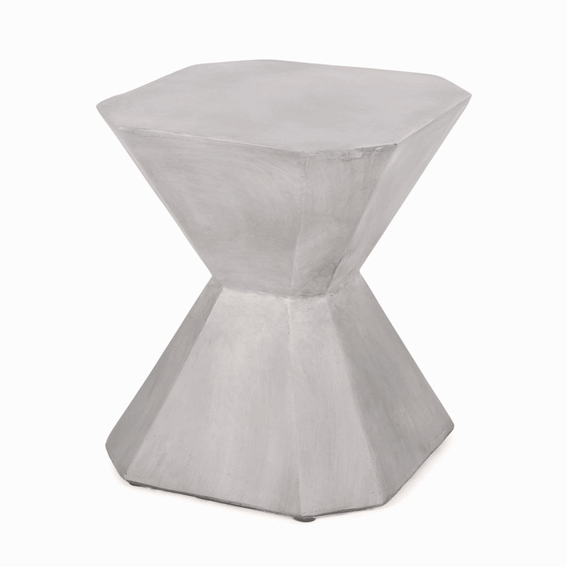 Outdoor Lightweight Concrete Side Table