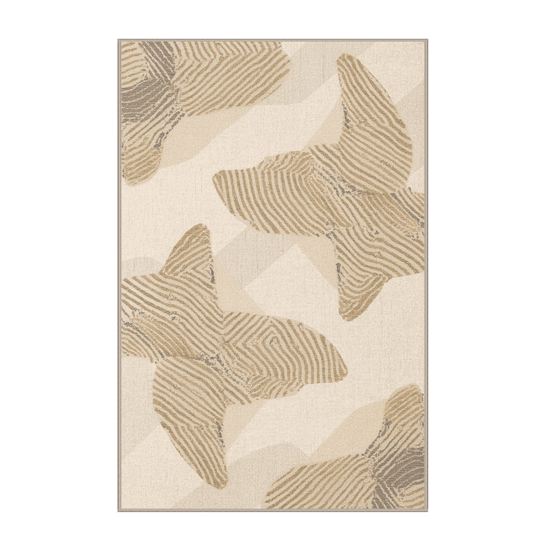 Tapis à rayures douces et douces Dormont, 3x5
