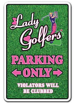 Décalcomanie Lady Golfers