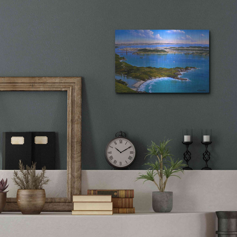 «San Francisco From Marine» par Eduardo Camoes, H 12 po x l 16 po