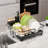 Dish Drying Rack for Kitchen Counter, Multifunctional Extra Large Capacity Dish Drainer,Kitchen Dish Rack,Metal Plate Rack