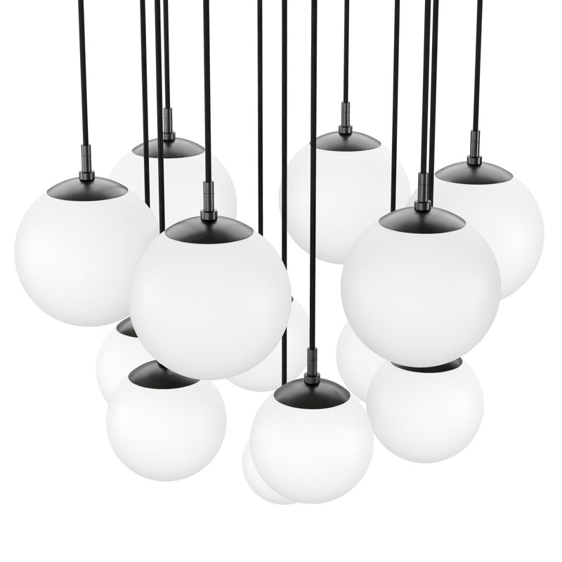 Spider Small Chandelier-Black Gunmetal, Black Gunmetal