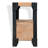 Nightstand Bedside Table with Compartment Bed Table Solid Wood Acacia